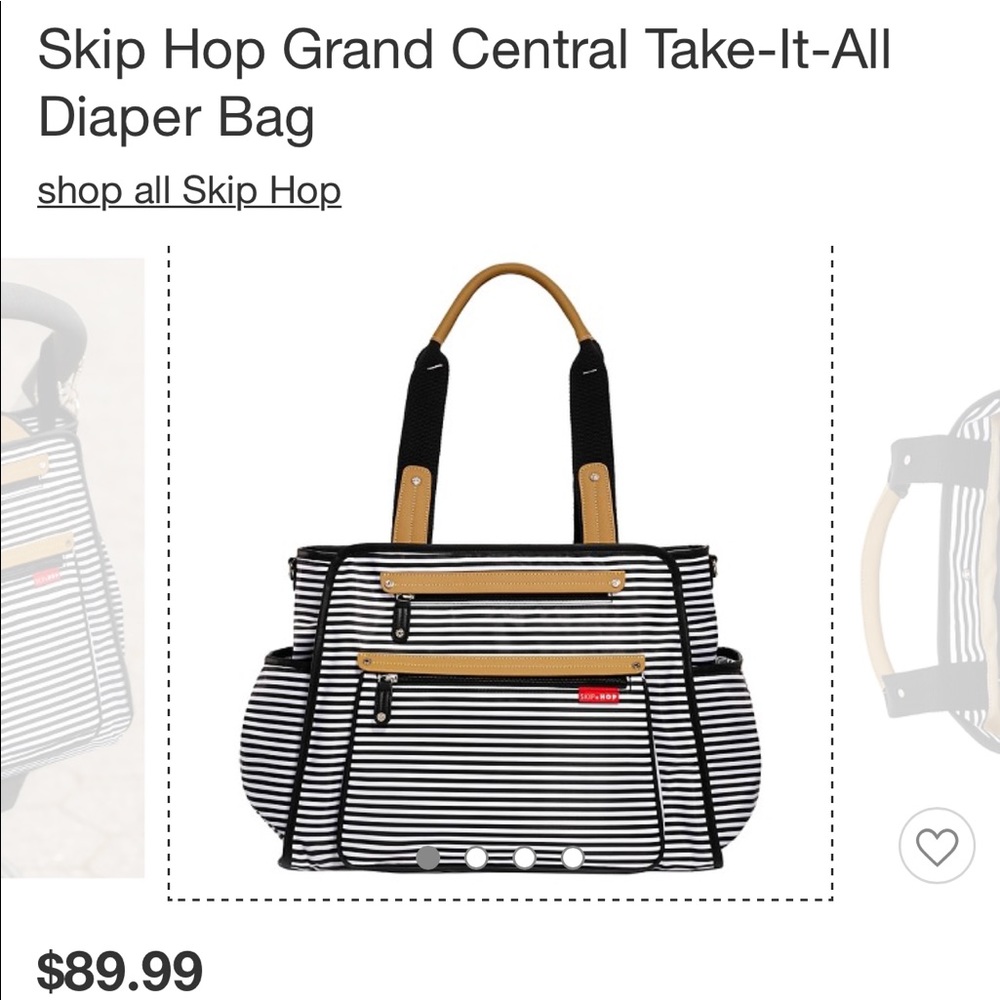 ‼️SOLD‼️Skip Hop Grand Central Diaper Bag